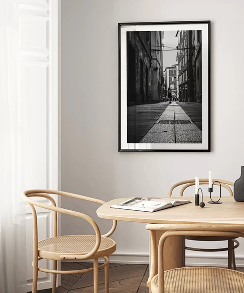 Çerçevesiz Poster Sokakların Sessizliği - Resim 5