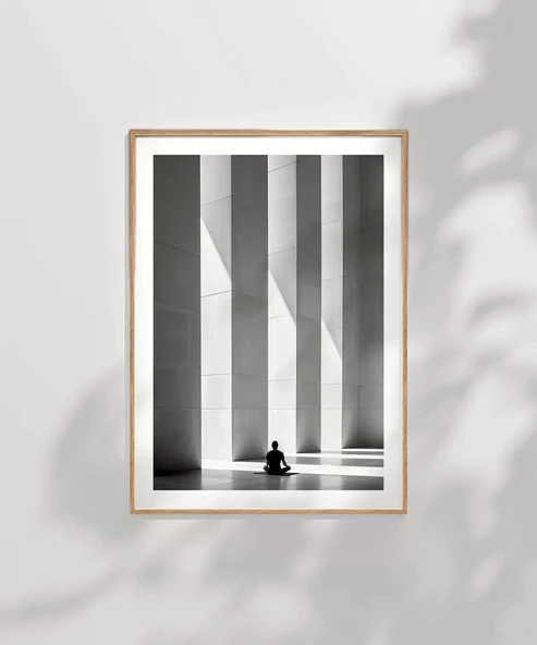 Çerçevesiz Poster Sükunetin Merkezinde - Resim 7