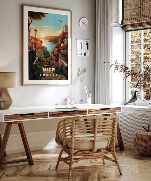 Çerçevesiz Poster Fransa'nın Akdeniz İncisi - Resim 5