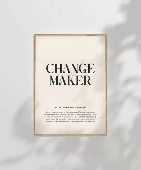 Çerçevesiz Poster Gücünle Yön Ver - Resim 6