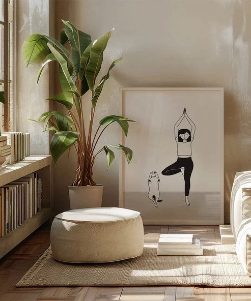 Çerçevesiz Poster Mırıldayan Denge - Resim 5