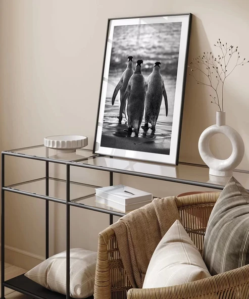 Çerçevesiz Poster Penguen Kardeşliğ, - Resim 4