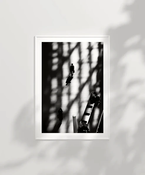 Çerçevesiz Poster Işık ve Gölgenin Dans - Resim 6