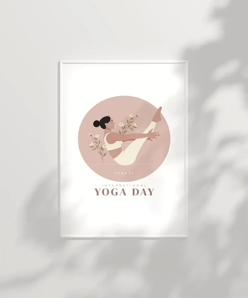 Çerçevesiz Poster Huzur Pozu - Resim 2