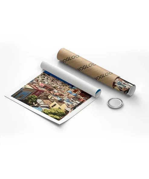 Çerçevesiz Poster Puebla’nın Renkli Sokakları - Resim 8