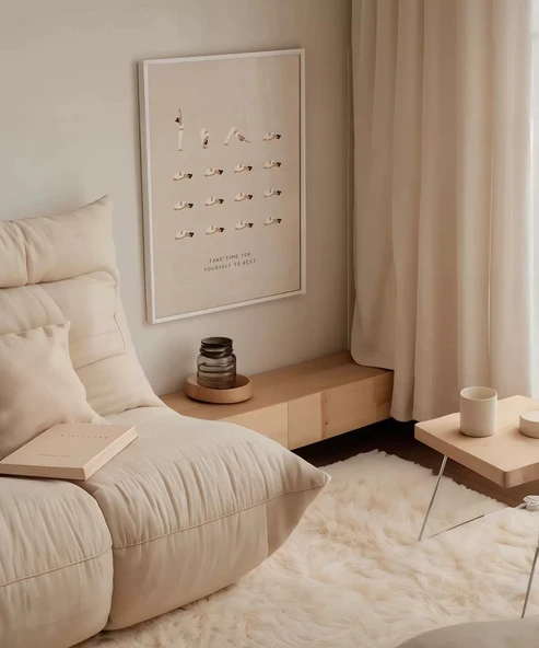 Çerçevesiz Poster Kendine Zaman Ver - Resim 5