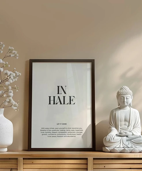 Çerçevesiz Poster İlhamla Soluk - Resim 3