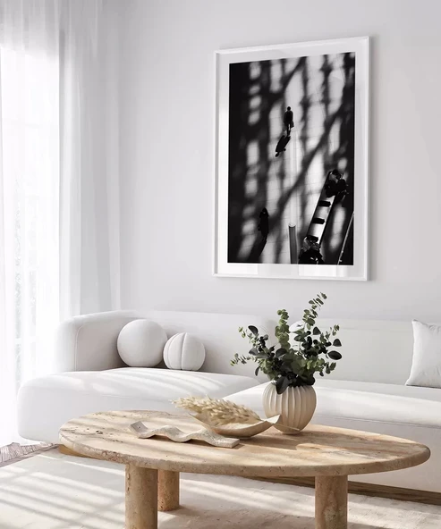 Çerçevesiz Poster Işık ve Gölgenin Dans - Resim 3