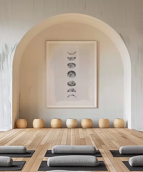 Çerçevesiz Poster Ay Işığının Ritmi - Resim 5