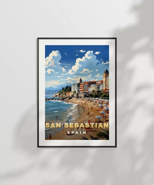 Çerçevesiz Poster San Sebastian'ın Sahil Büyüsü - Resim 6