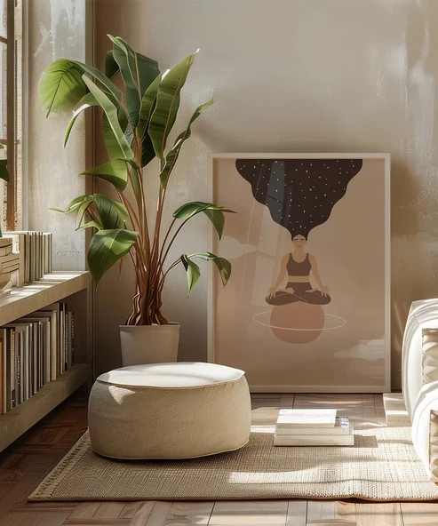 Çerçevesiz Poster Kozmik Denge - Resim 5