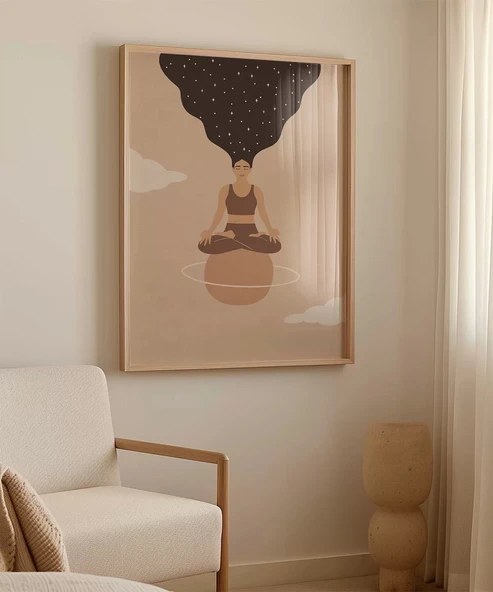 Çerçevesiz Poster Kozmik Denge - Resim 3