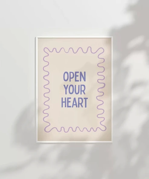 Çerçevesiz Poster İçtenlik Dalgası - Resim 2