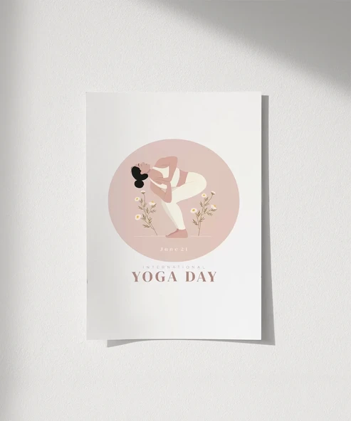 Çerçevesiz Poster Dingin ve Dengede ürün görseli