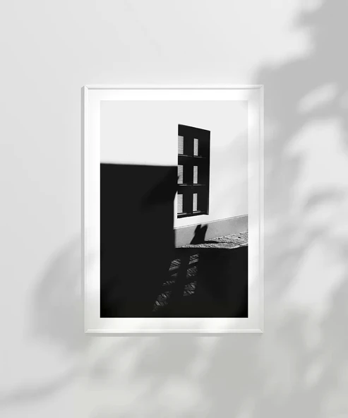 Çerçevesiz Poster Işığın Geçişi - Resim 6