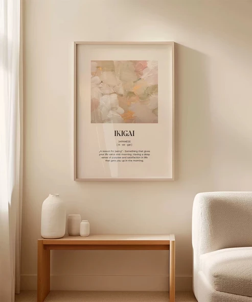 Çerçevesiz Poster Hayatın Sebebi - Resim 4