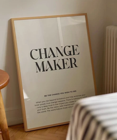 Çerçevesiz Poster Gücünle Yön Ver - Resim 2