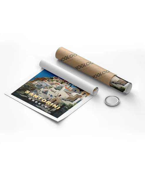 Çerçevesiz Poster Yunan Adalarının Güzelliği - Resim 8