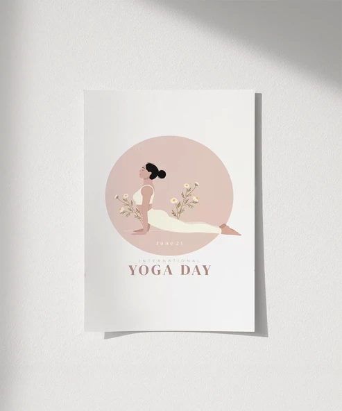 Çerçevesiz Poster Huzur Pozu ürün görseli