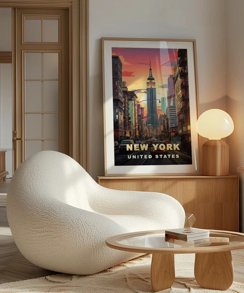 Çerçevesiz Poster Gökyüzüne Uzanış - Resim 5