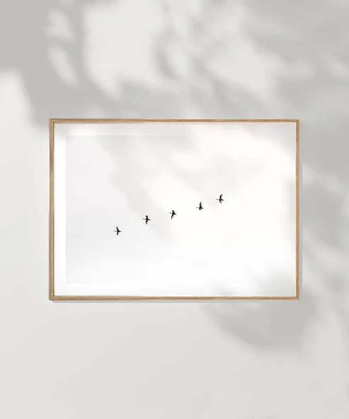 Çerçevesiz Poster Gökyüzünde Özgürlük - Resim 7