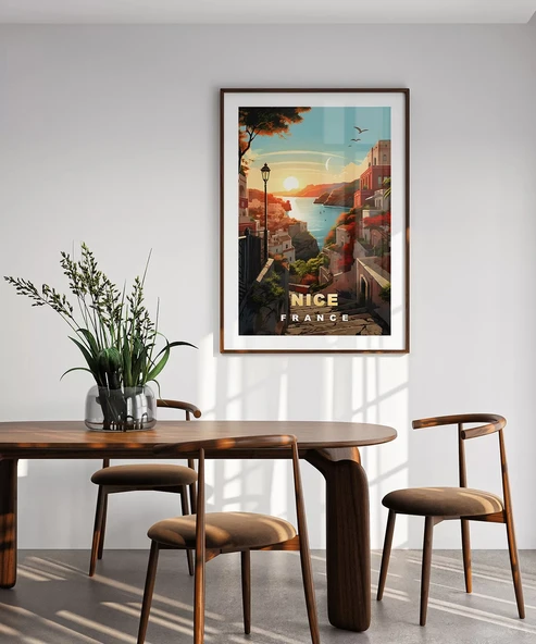 Çerçevesiz Poster Fransa'nın Akdeniz İncisi - Resim 4