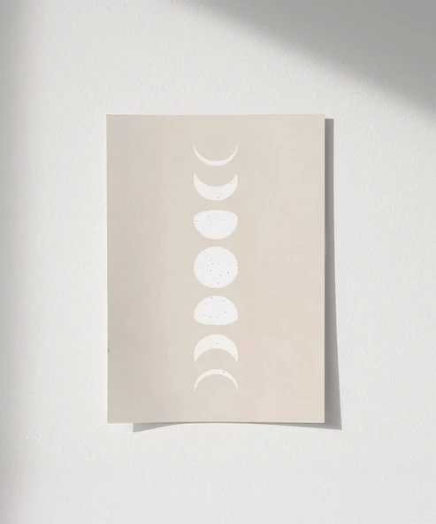 Çerçevesiz Poster Ayın Ritmi ürün görseli