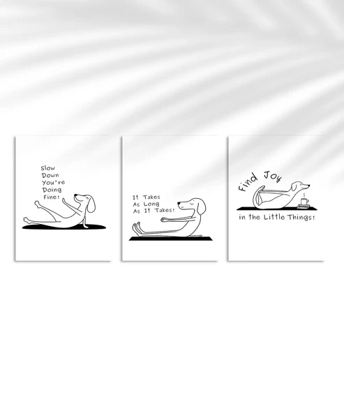 Çerçevesiz Poster Küçük Şeylerle Mutlu Ol 3'lü ürün görseli