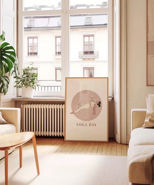 Çerçevesiz Poster Çiçek Açan Denge - Resim 4