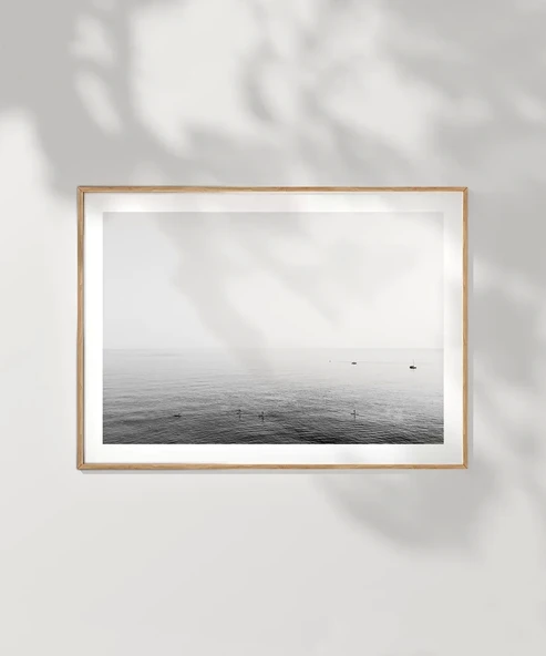Çerçevesiz Poster Denizde Sükunet - Resim 7