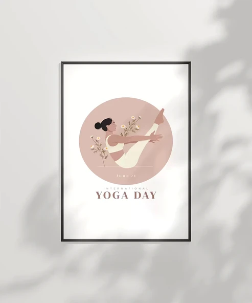 Çerçevesiz Poster Huzur Pozu - Resim 6