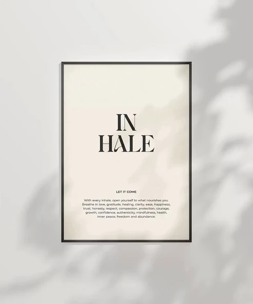 Çerçevesiz Poster İlhamla Soluk - Resim 7