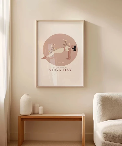 Çerçevesiz Poster Çiçek Açan Denge - Resim 3