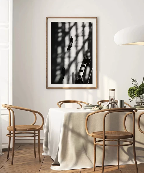 Çerçevesiz Poster Işık ve Gölgenin Dans - Resim 4