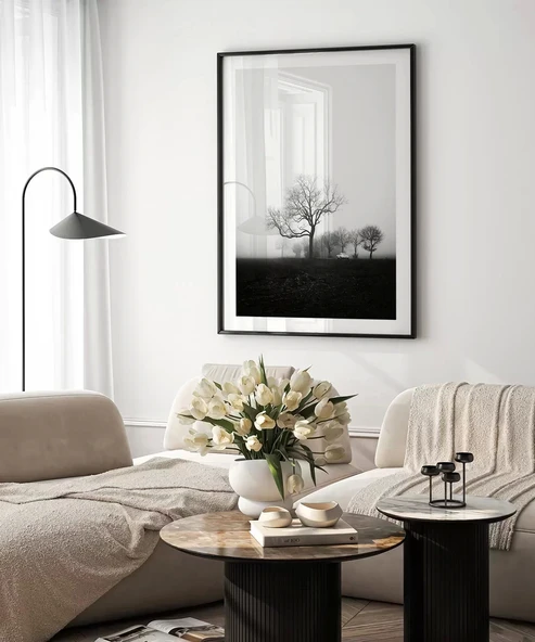 Çerçevesiz Poster Sessiz Bir Sabah - Resim 3