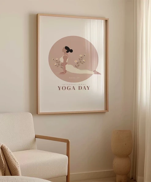 Çerçevesiz Poster Huzur Pozu - Resim 3