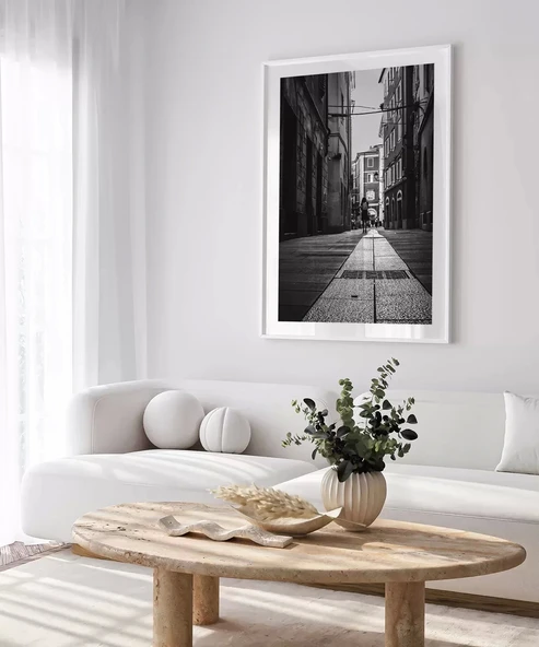 Çerçevesiz Poster Sokakların Sessizliği - Resim 4