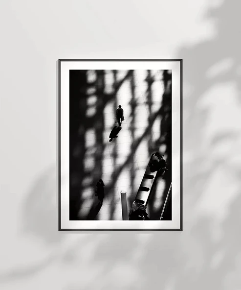 Çerçevesiz Poster Işık ve Gölgenin Dans - Resim 2