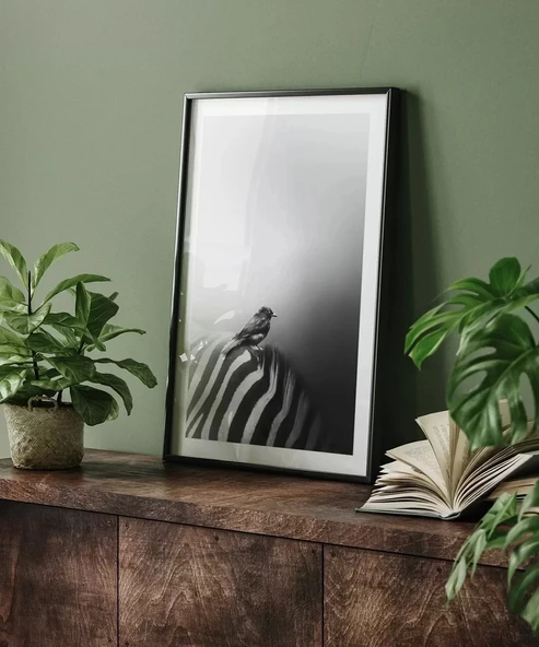 Çerçevesiz Poster Çizgilerin Üzerinde - Resim 5