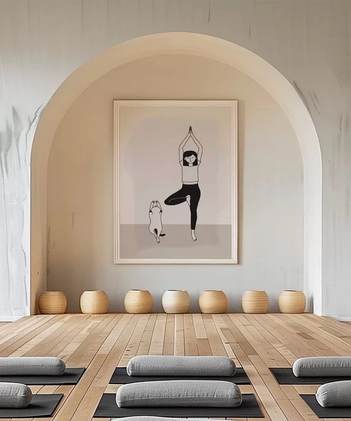 Çerçevesiz Poster Mırıldayan Denge - Resim 4