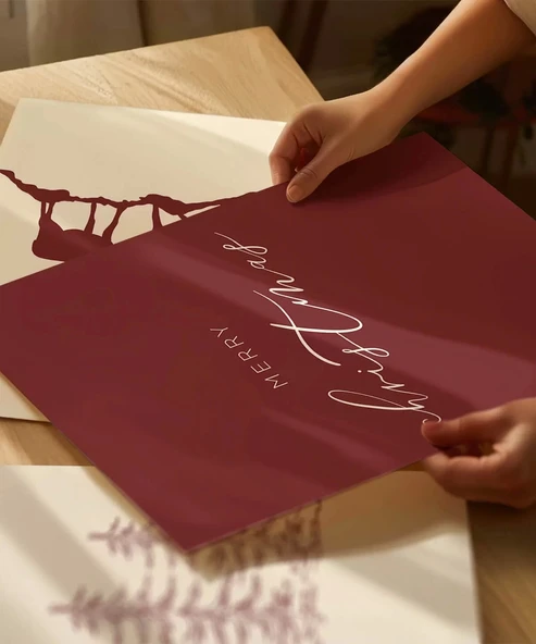 Çerçevesiz Poster Yeni Yıl Ruhu 3'lü - Resim 2