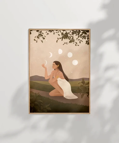 Çerçevesiz Poster Işığın Ritmi - Resim 7