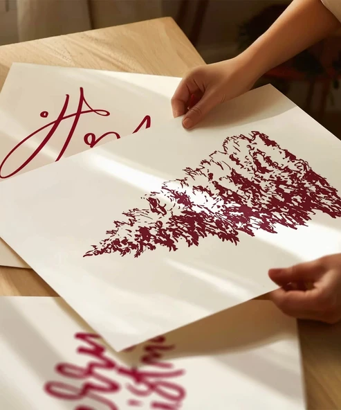 Çerçevesiz Poster Noel Rüyası 3'lü - Resim 2