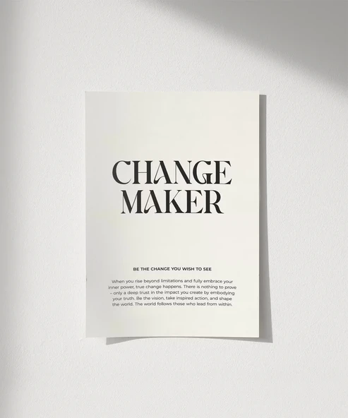 Çerçevesiz Poster Gücünle Yön Ver ürün görseli