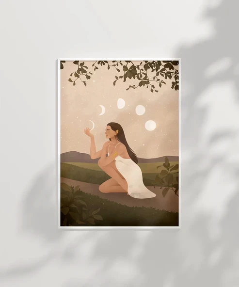 Çerçevesiz Poster Işığın Ritmi - Resim 2