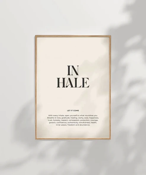 Çerçevesiz Poster İlhamla Soluk - Resim 6