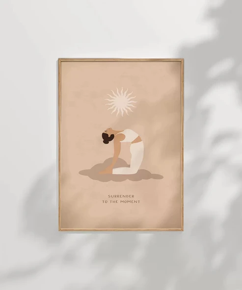 Çerçevesiz Poster Işığa Eğil - Resim 7