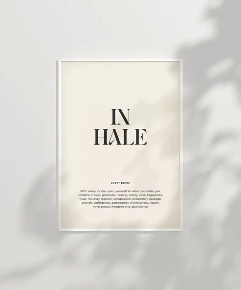 Çerçevesiz Poster İlhamla Soluk - Resim 2