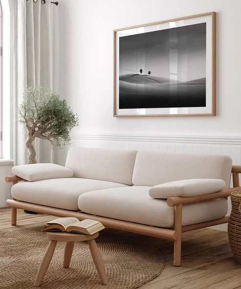 Çerçevesiz Poster Huzurun İki Tanığı - Resim 5