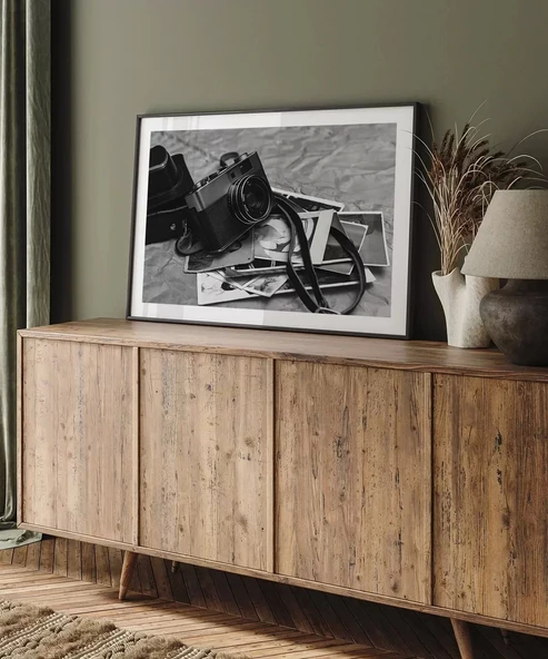 Çerçevesiz Poster Nostalji ve Objektif - Resim 5